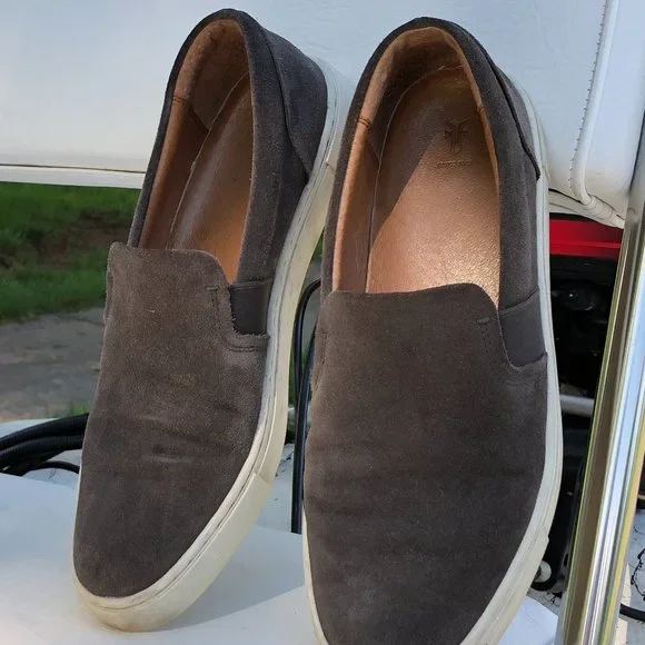 Frye | Shoes | Frye Patton Slipon Brown Suede Sneaker | Poshmark display picture 3